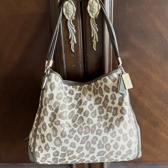 Coach Handbags - Coach Large Exotic Shoulder Bag EUC